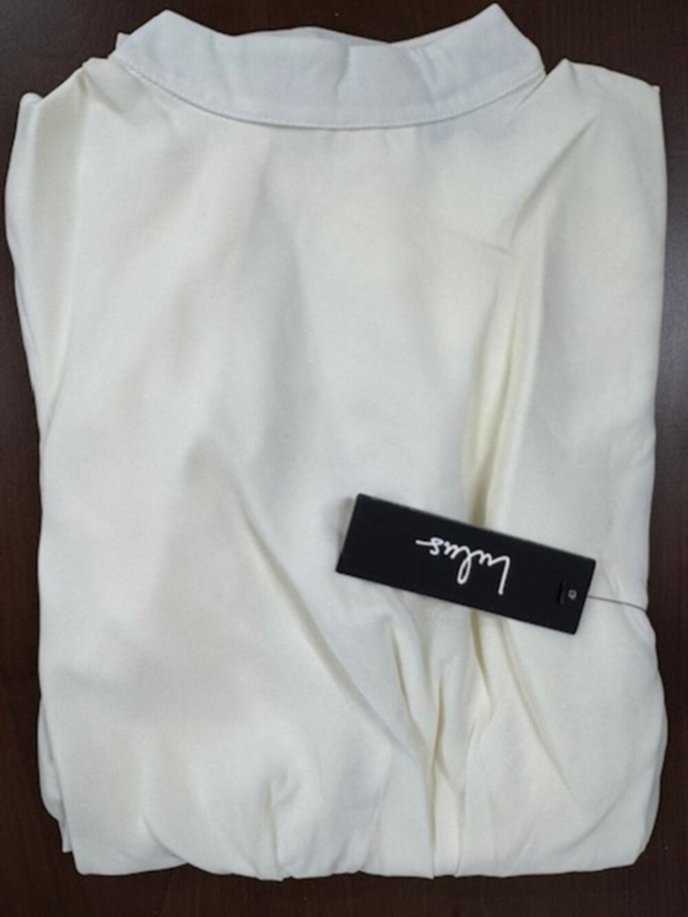 Lulus Major Inspo Cream Ruched Long Sleeve Mini Dress​ NWT - Picture 6 of 9